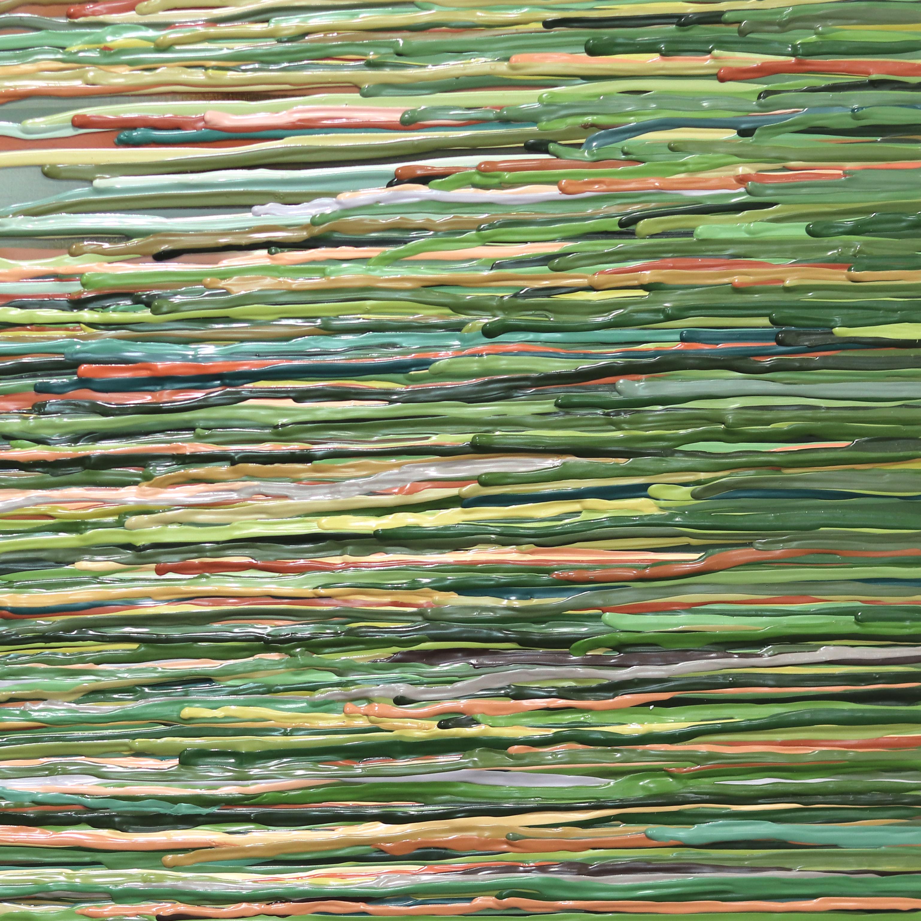 Breathing - Peinture originale de paysage abstrait coloré et vibrant en vente 2