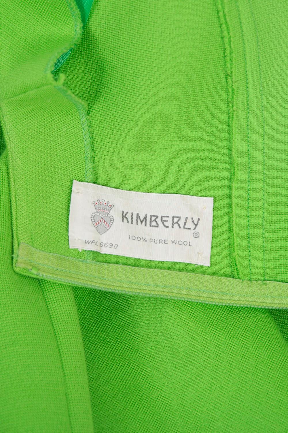 Kimberly Bright Green Knit Dress 2