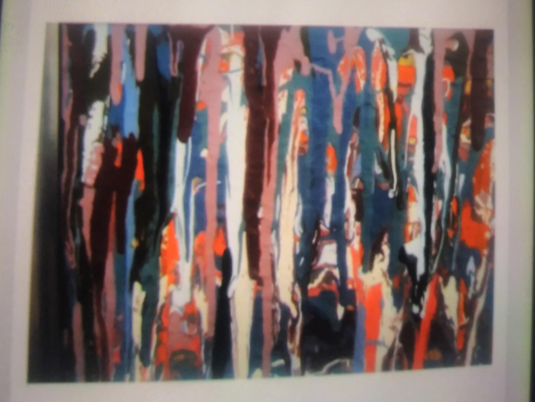 Modern Kimberly Gonzalez acrylic painting For Sale