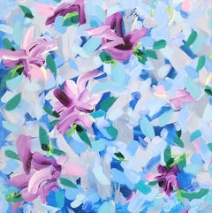 Lush '24 (Abstracto, Floral, Azul, Rosa, Violeta, Paisaje, Jardín)