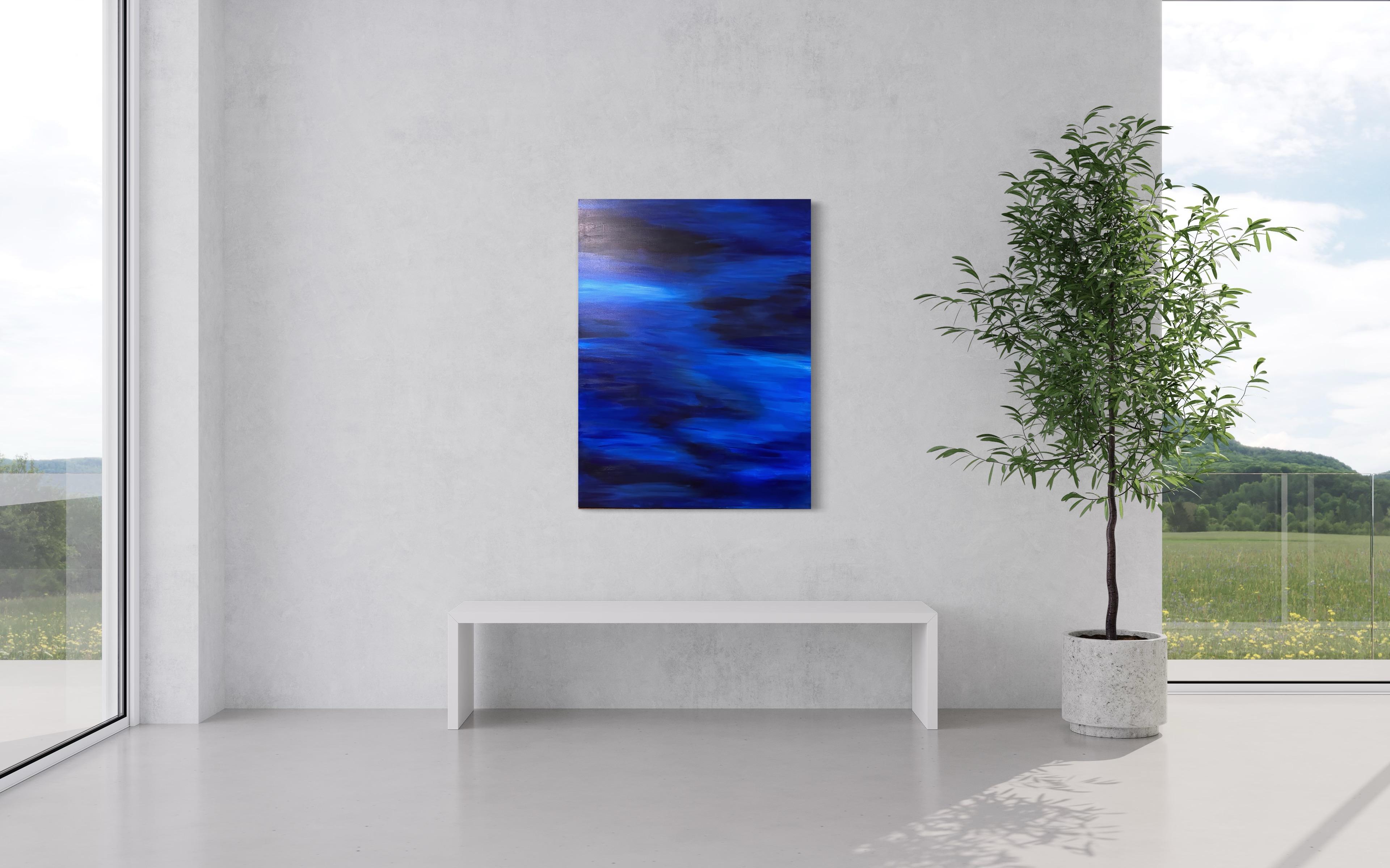 Kimberly Marney
Night Moves (Blue, Abstract, Water, Seascape)
2023
Acrylic on Canvas
Size: 48x36x1.5in
Signed by hand
COA provided
Ref.: 924802-2010

Tags: Blue, Abstract, Water, Seascape

Layers of blues blend to create an abstracted