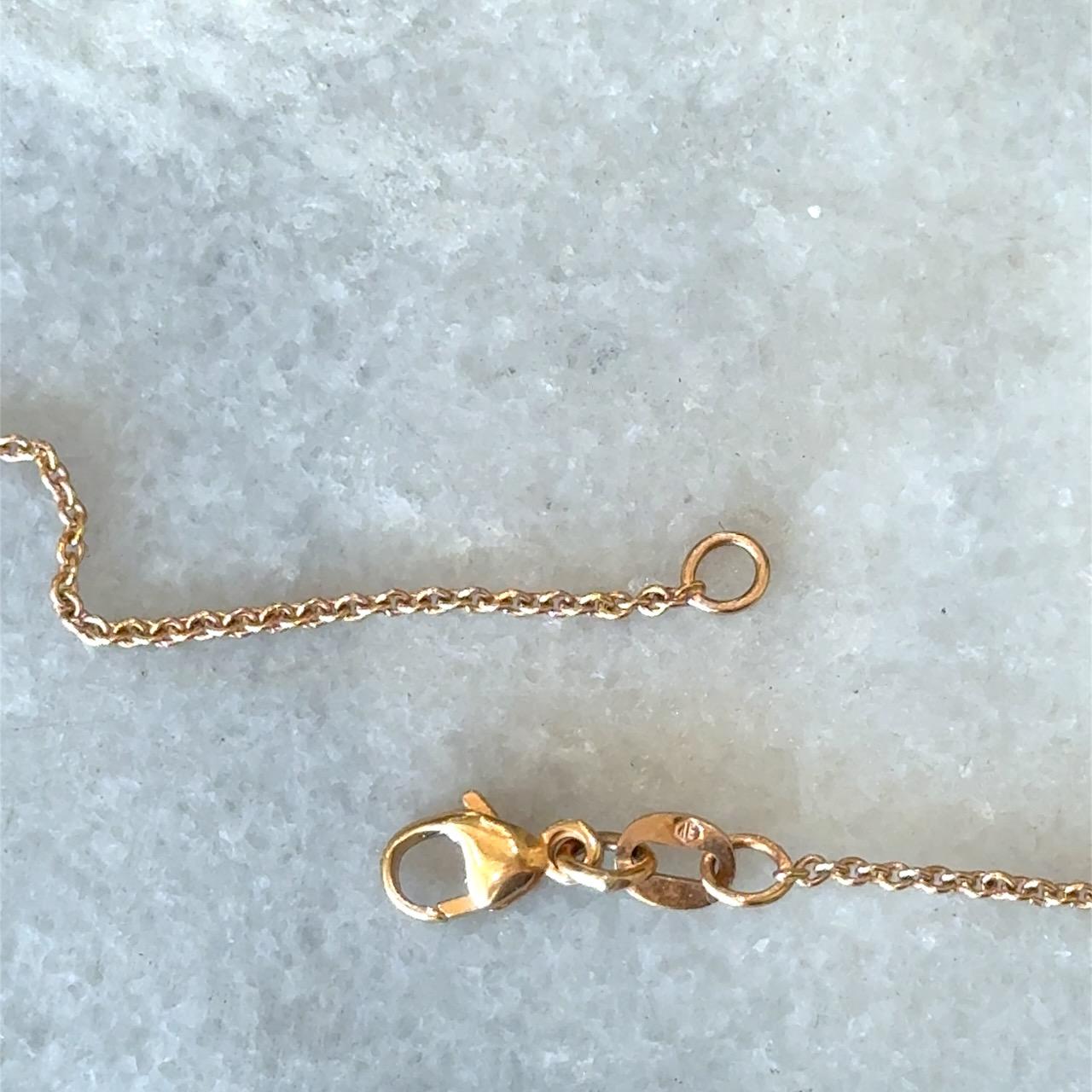 KIMBERLY McDonald's Collana in oro 18K con diamanti e geodi da 2,05 carati in vendita 4