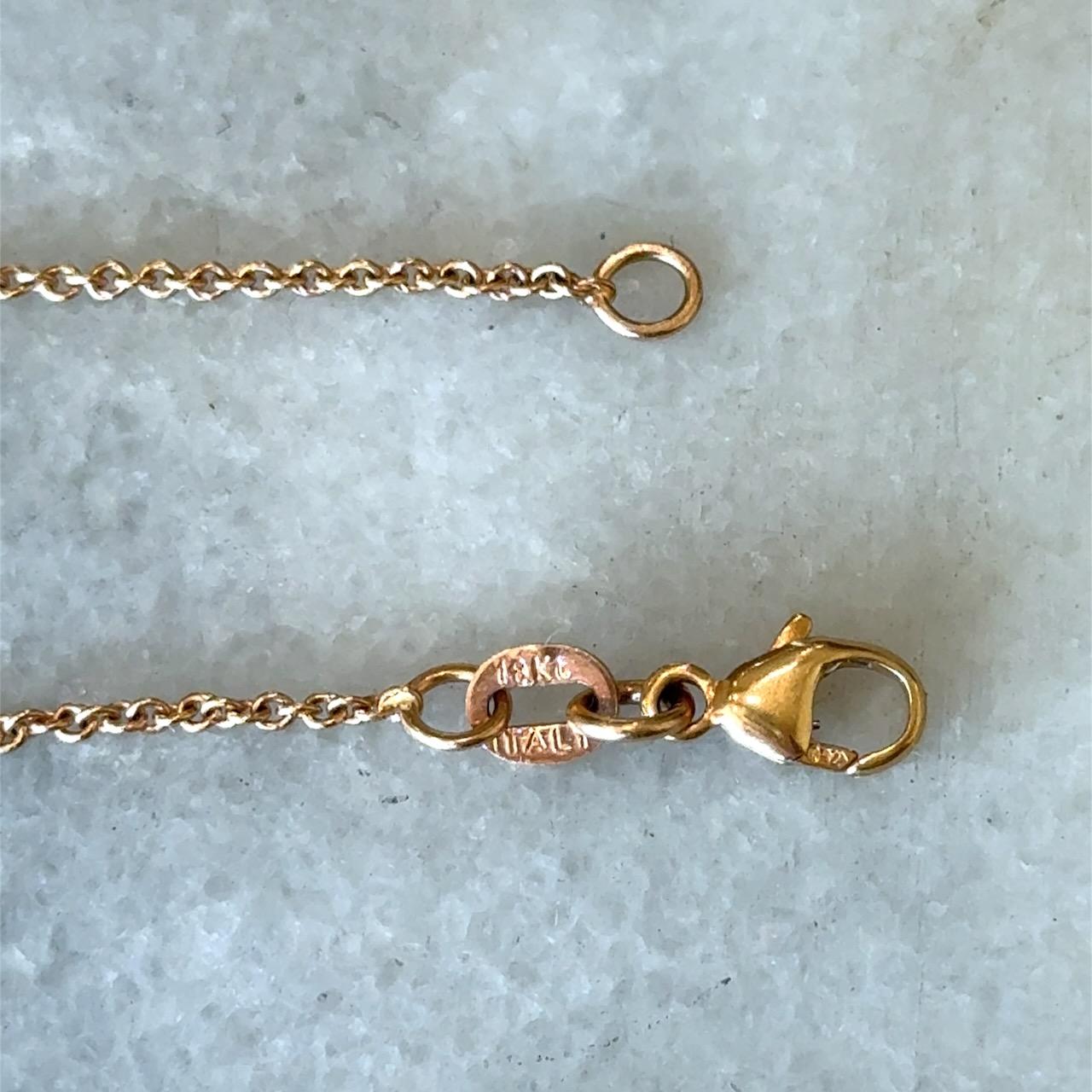 KIMBERLY McDonald's Collana in oro 18K con diamanti e geodi da 2,05 carati in vendita 6