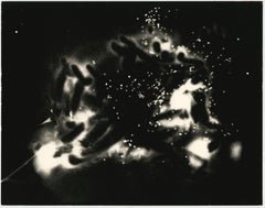 Applause - black and white abstract contemporary darkroom handmade photograph