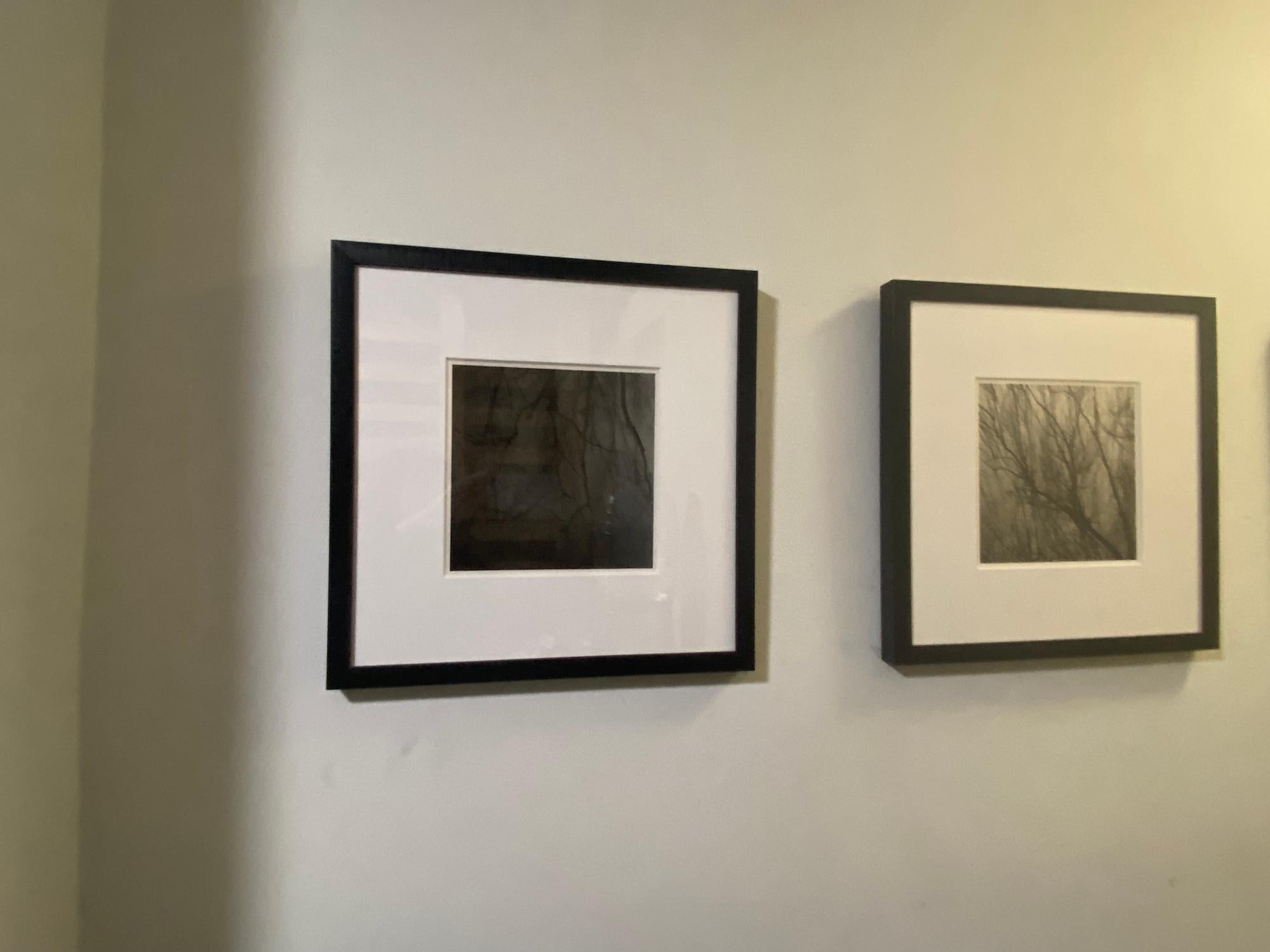 Entanglement #1 (The Embrace) - FRAMED black &white contemporary film photograph - Black Landscape Photograph by Kimberly Schneider Photography