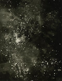 Footsteps - photographie abstraite contemporaine et expérimentale en noir et blanc