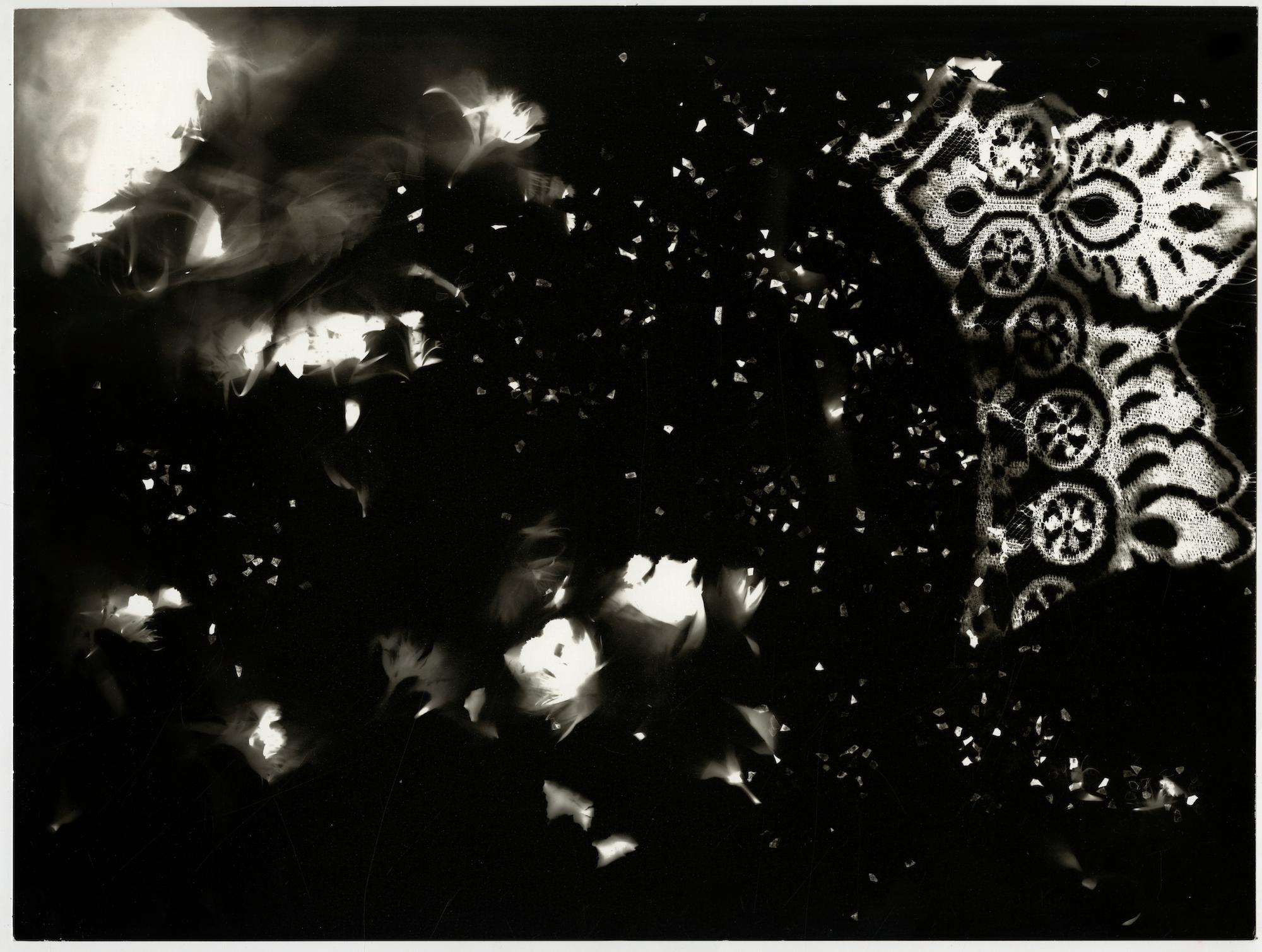 Inception - unique black and white contemporary abstract figurative photograph