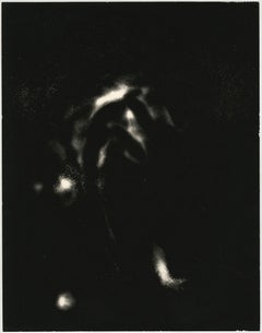 Interlaced - unique silver gelatin contemporary black and white analog photogram