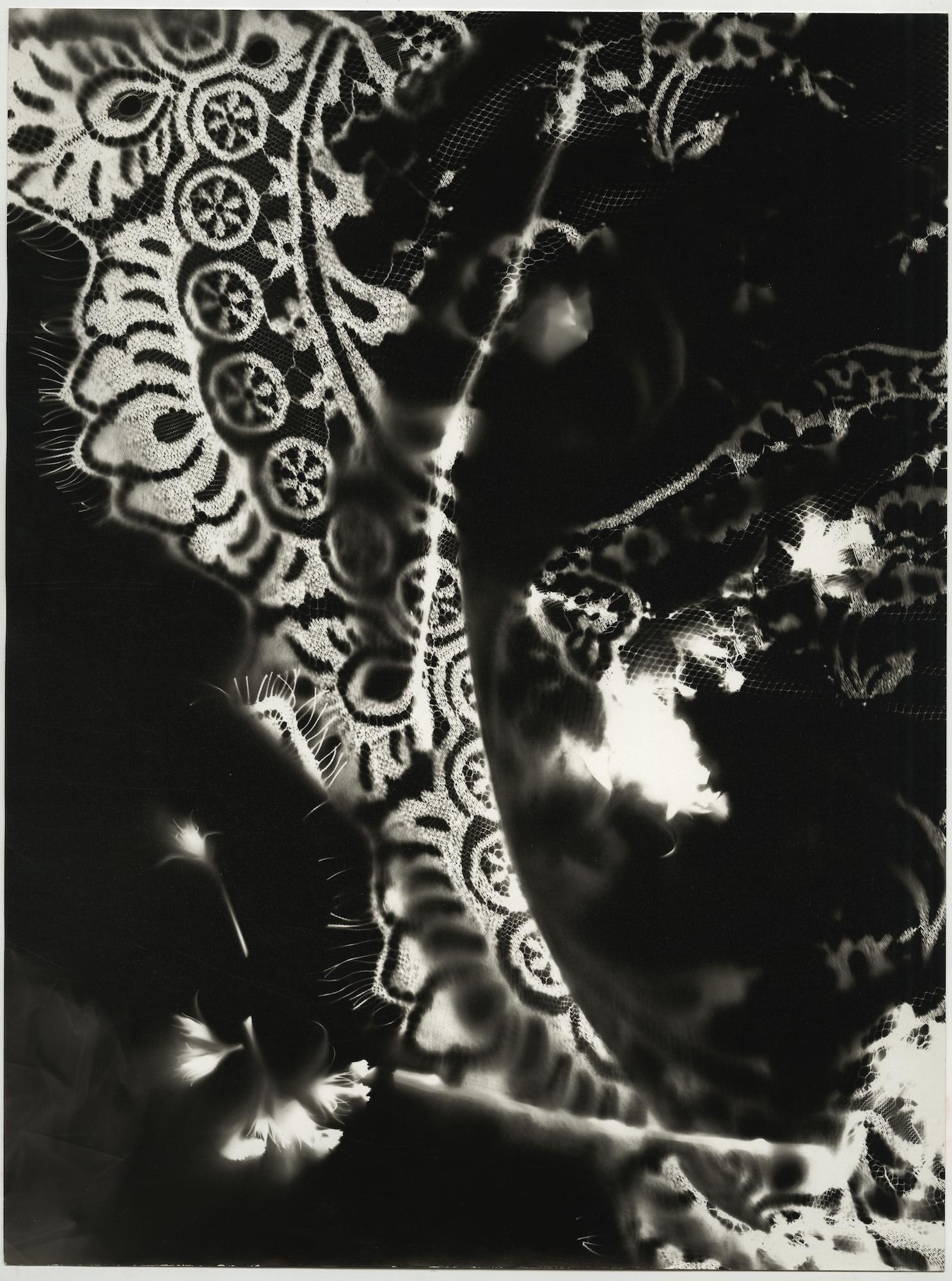 Kimberly Schneider Photography Abstract Photograph - Lady Liberty -  black-and-white Statue of Liberty silver gelatin photograph