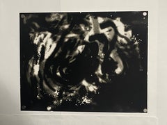 Metamorphosis (Self-Portrait) - abstract black and white contemporary photograph