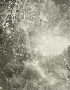 Resonance (alias Shattered Moon) - photographie abstraite contemporaine en noir et blanc