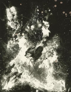 Rocket - photographie aérienne contemporaine abstraite en noir et blanc sans caméra