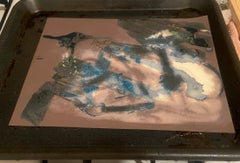 Self-Portrait in Blue #2, San Diego, CA- unique cyanotype lumen photograph