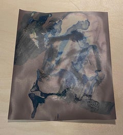 Self-Portrait in Blue #2, San Diego, CA- unique cyanotype lumen photograph