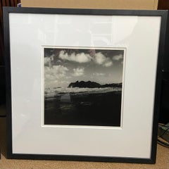 "Waves, Point Lobos" - black and white modern infrared film landscape photograph