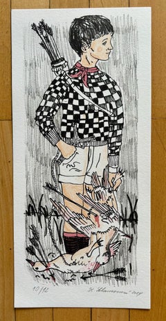 Cacciatore / Litografia / Limitata / Firmata
