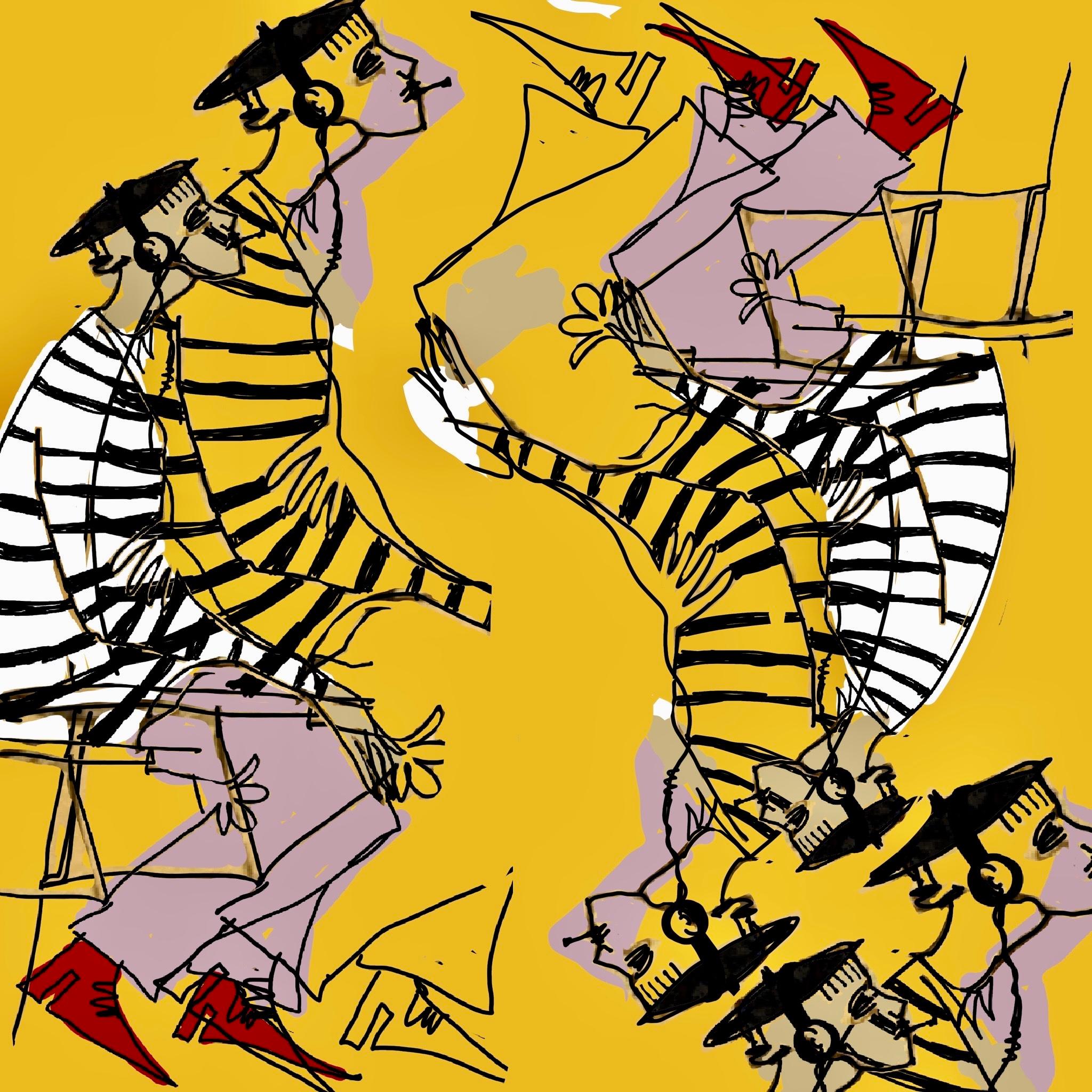 Figurative Print de Kimi Salamonova - Sans Titre Ilustración Impresión Edición Limitada Firmada