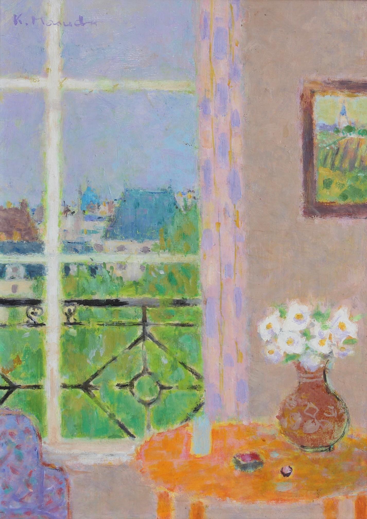 Vue de la Fenêtre (Vista dalla finestra) - Painting di Kimiyo MASUDA