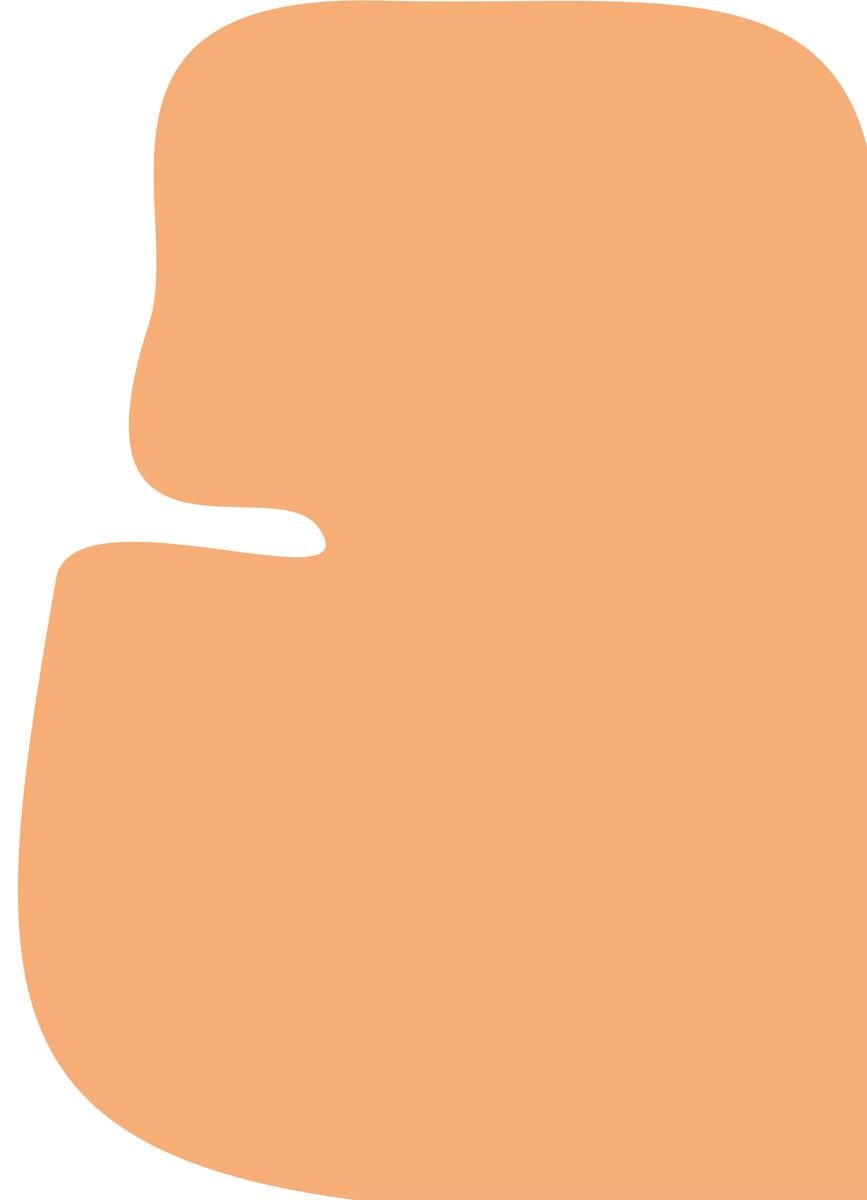 Kimmie B Abstract Print - Clementine