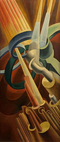 "Abstract #20 (Factory or Flame: Energy Manifestation" Kimon Nicolaides