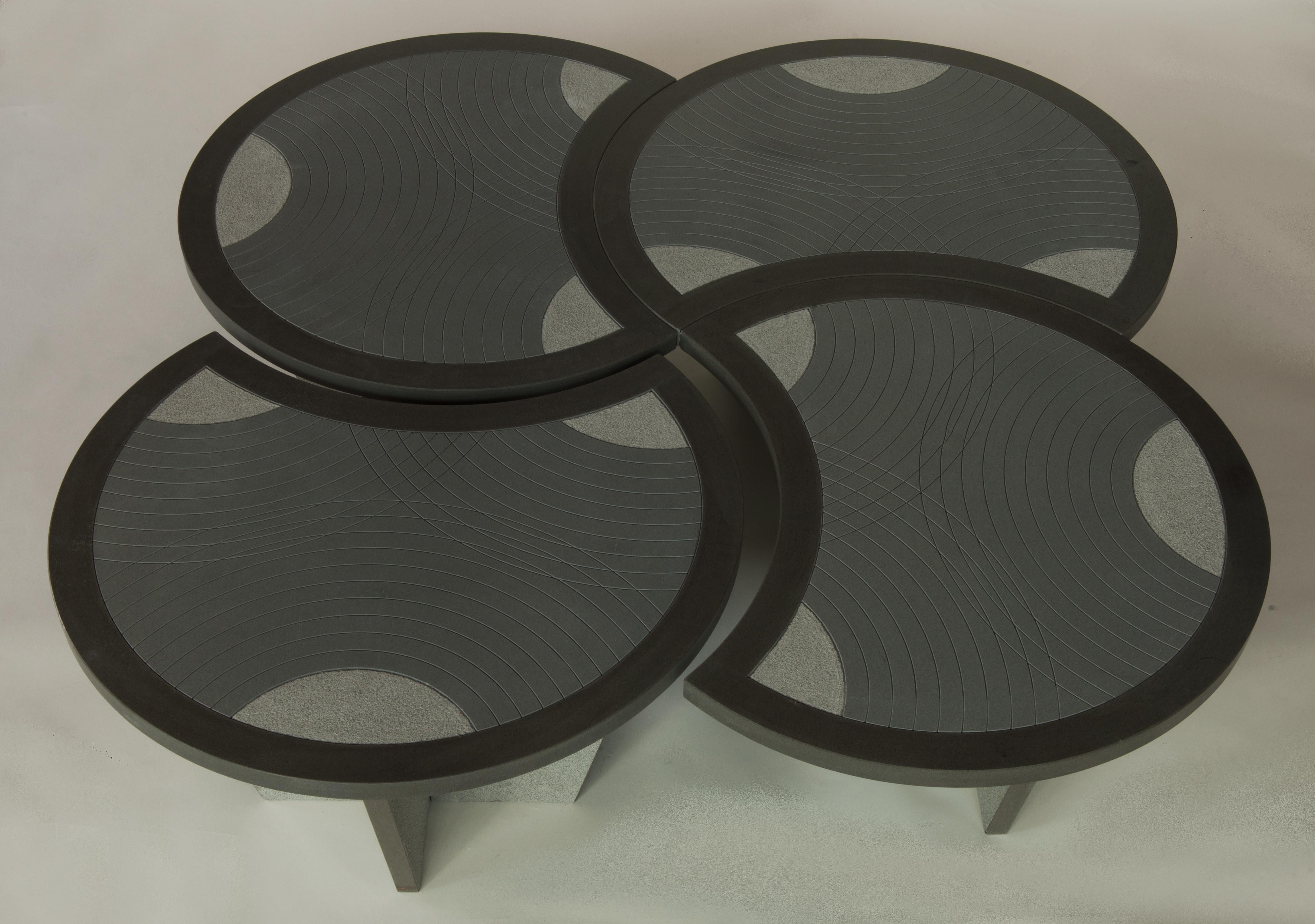 Moderne Kimono - Table basse en marbre moderne du 21e siècle en vente