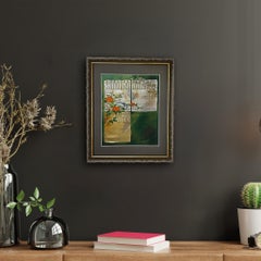 Kimono Art "Bird Melody" by Kimono-Couture, Japanese Art, Asian Art, Wall Art