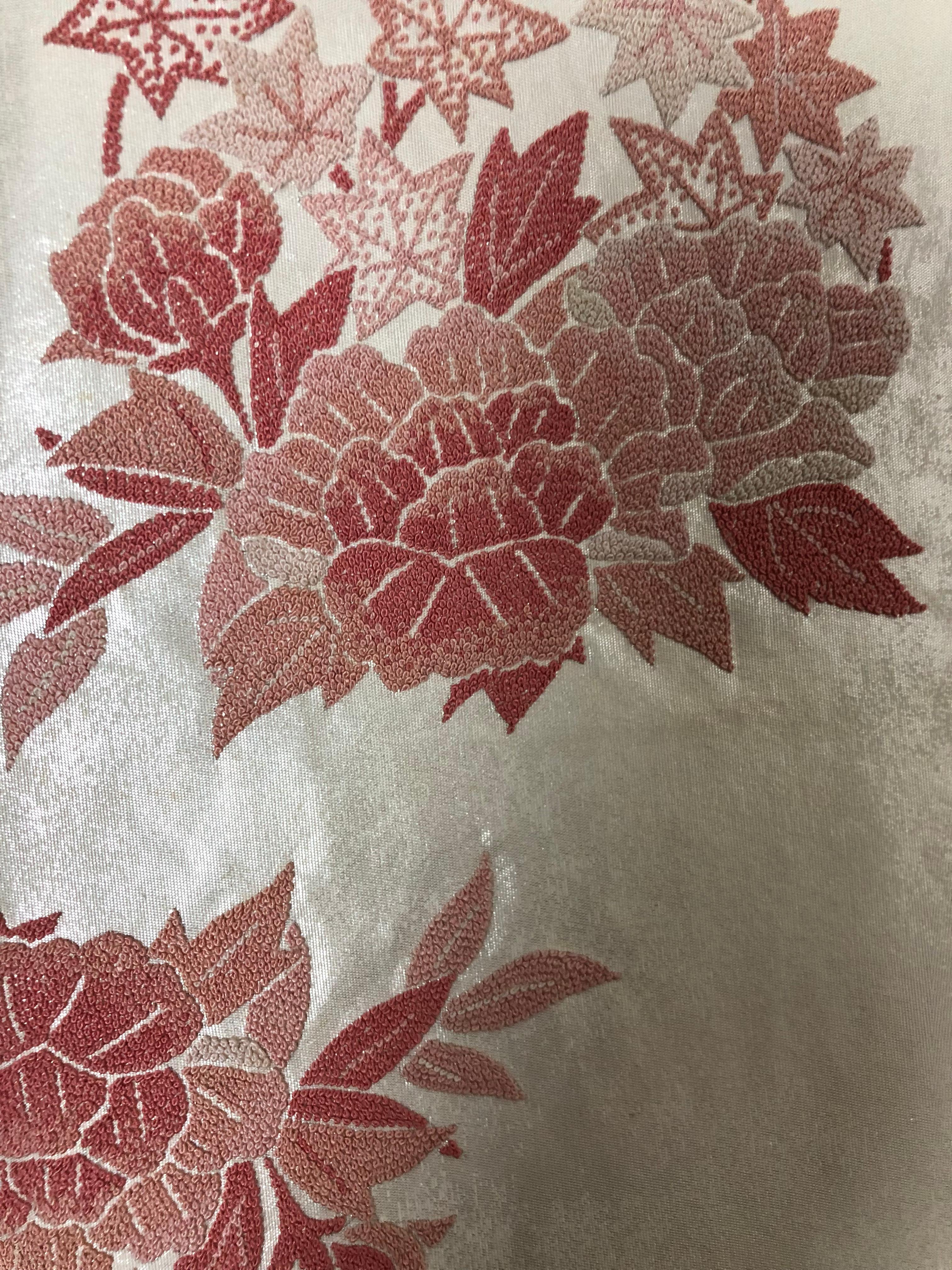 Kimono Art / Japanese Art / Wall Decoration, -Peony Scroll- In New Condition For Sale In Shibuya City, Tokyo