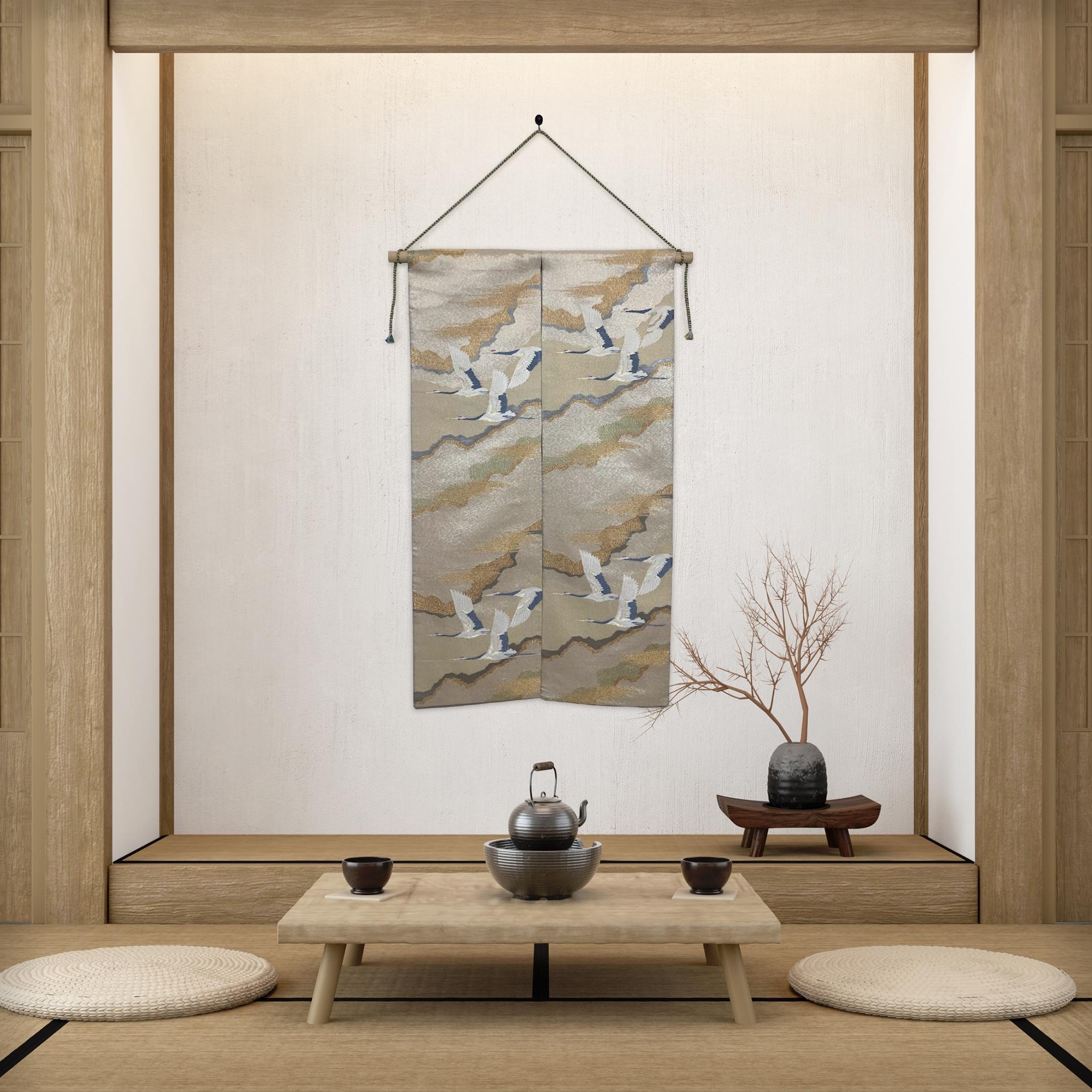 Hand-Crafted Kimono Tapestry 