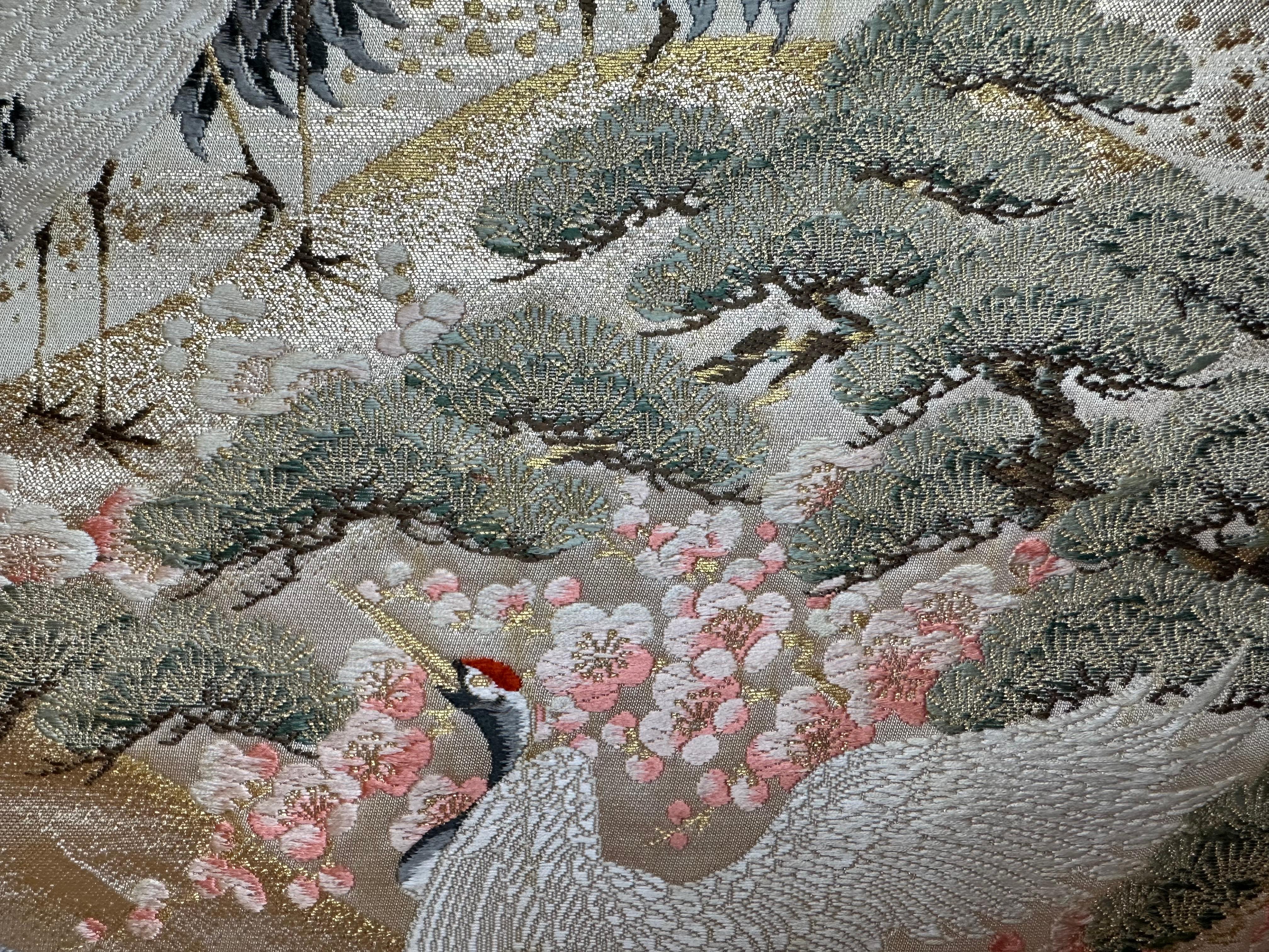 Tapisserie kimono The Crane's Departure, art japonais, volutes suspendues japonaises Neuf - En vente à Shibuya City, Tokyo