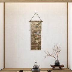 Kimono Tapestry “The Queen of Peacocks” , Japanese Art, Japanese Hanging Scroll