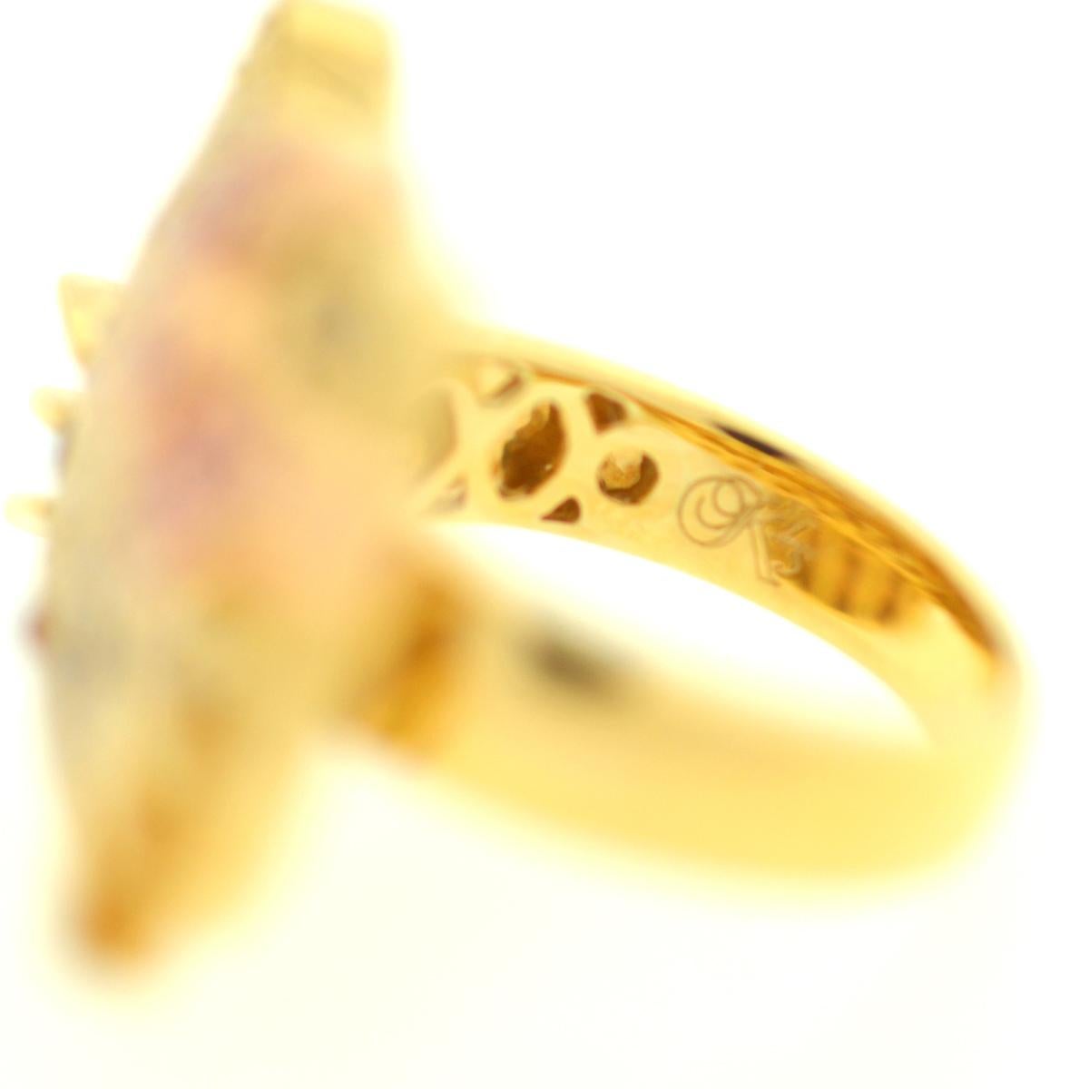 hello kitty gold ring