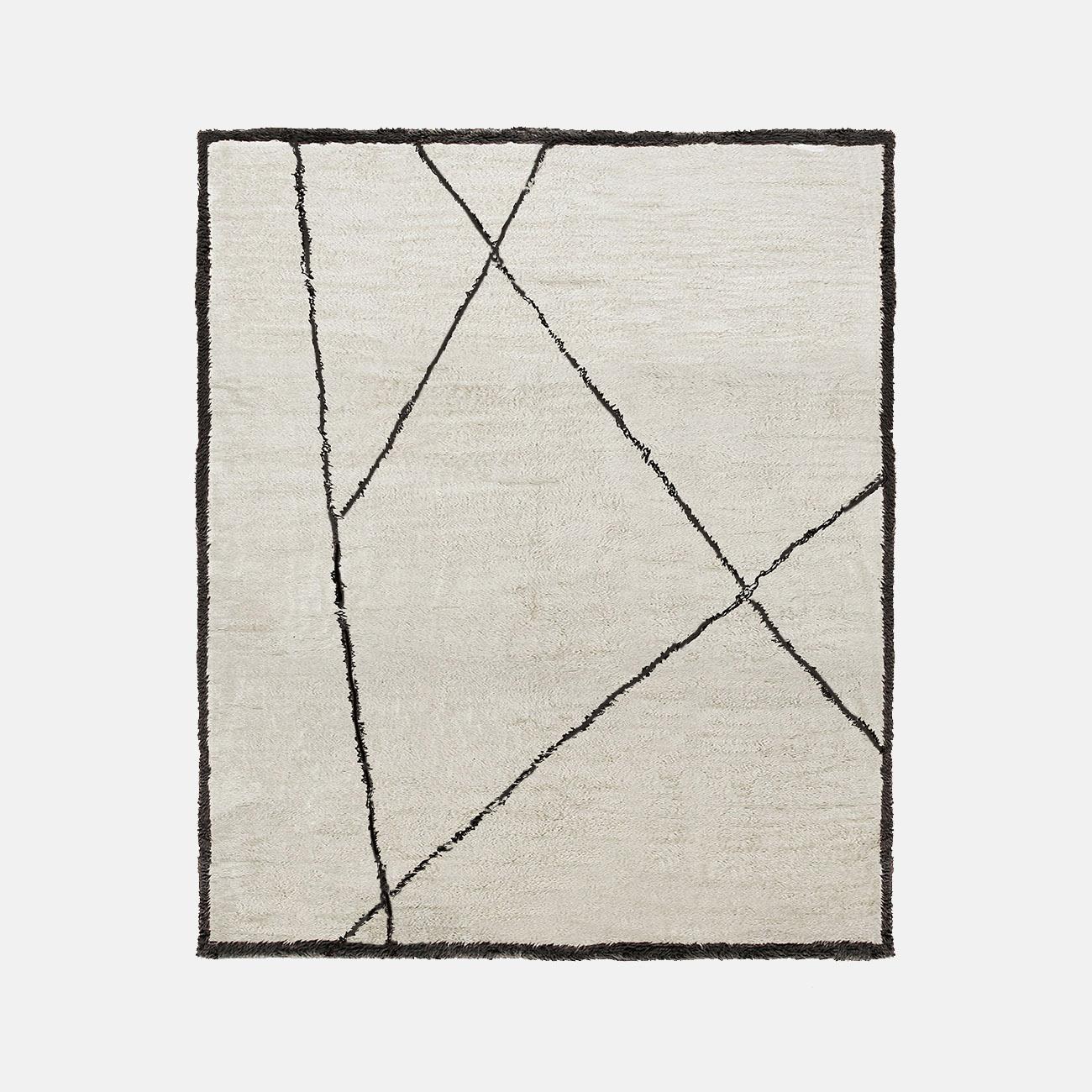 Kimoto Frame Maggio Night Rug by Atelier Bowy C.D. In New Condition For Sale In Geneve, CH