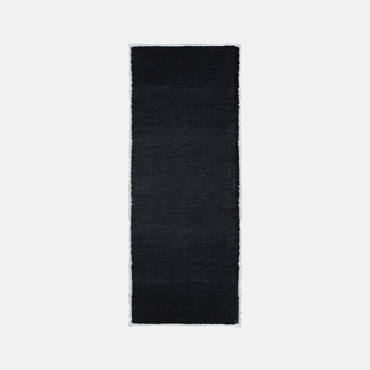 Kimoto Frame Mauro Night Edit Runner Rug by Atelier Bowy C.D.
Dimensions: W 120 x L 465 cm.
Materials: Wool, silk.

Available in W100 x L320, W110 x L350, W120 x L465 cm.

Atelier Bowy C.D. is dedicated to crafting contemporary handmade rugs for