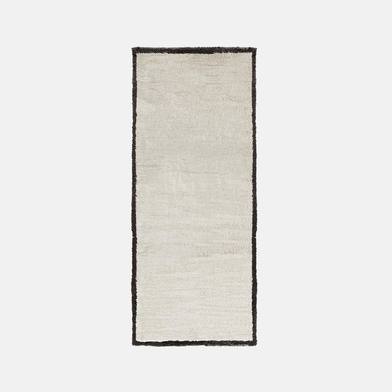 Swedish Kimoto Frame Mauro Night Edit Runner Rug by Atelier Bowy C.D. For Sale