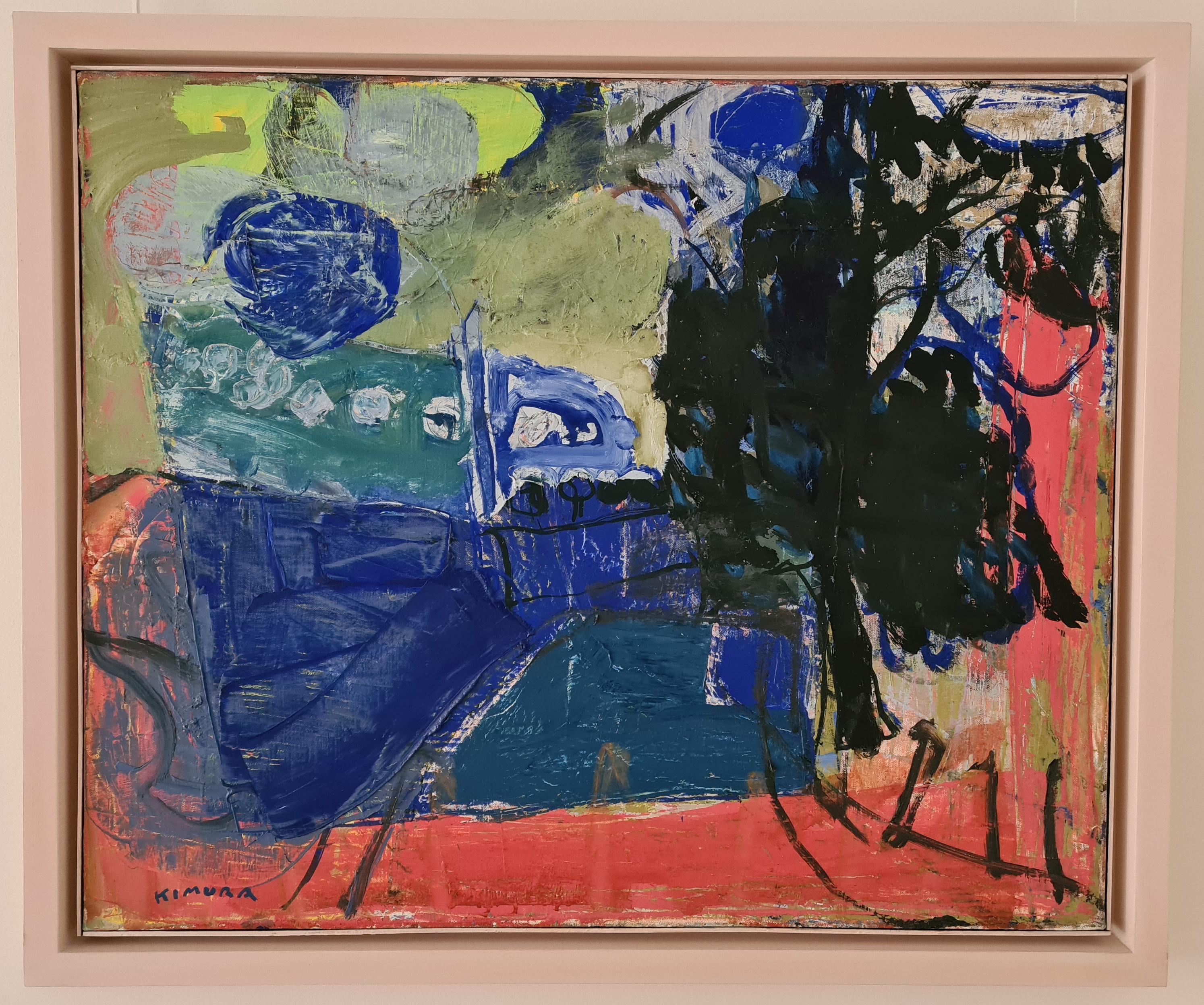 Paysage de Kimura Chuta, impressionnisme abstrait, New School of Paris  en vente 2