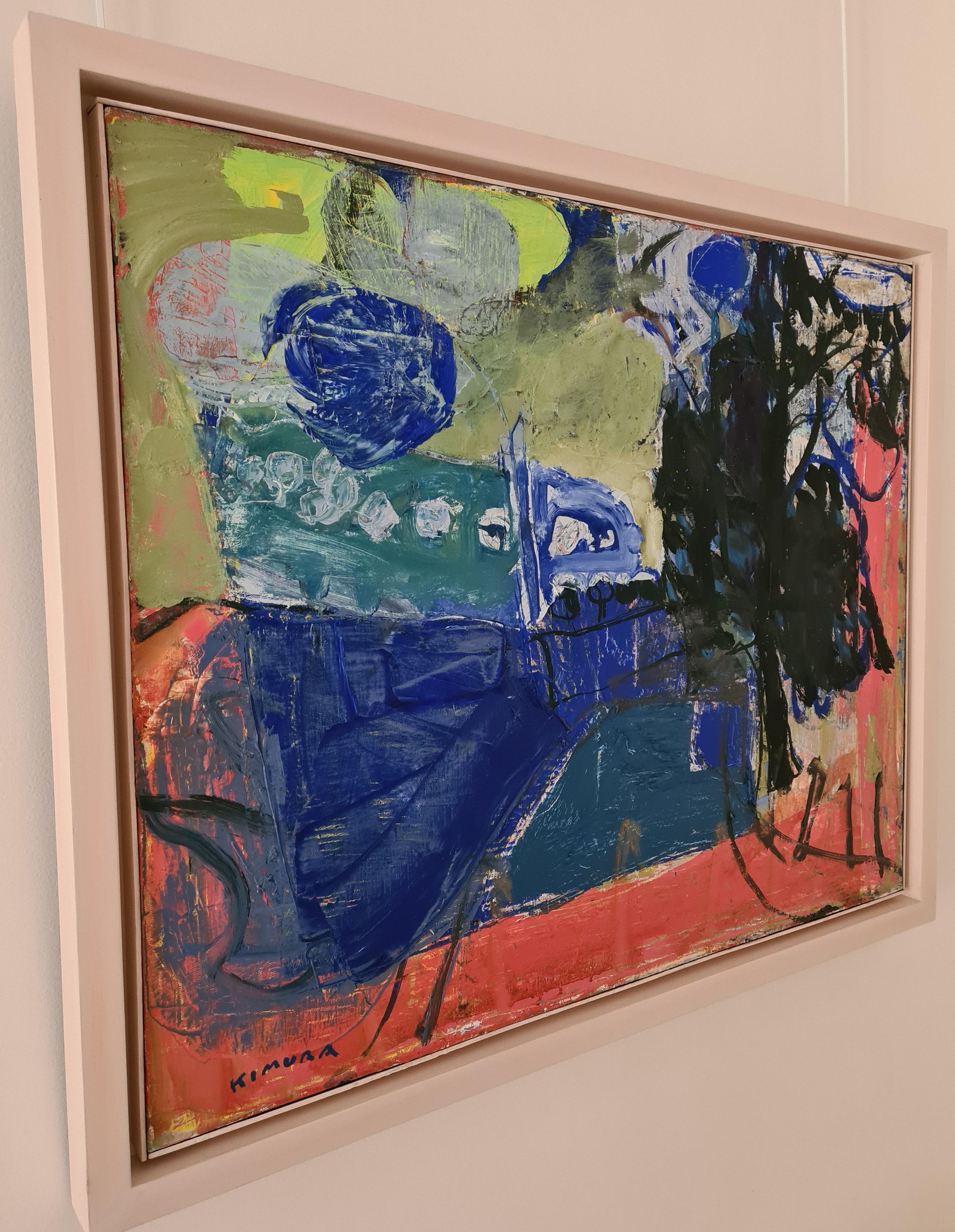 Paysage de Kimura Chuta, impressionnisme abstrait, New School of Paris  en vente 4