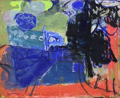 Retro Landscape by Kimura Chuta, Abstract Impressionism, New School of Paris 