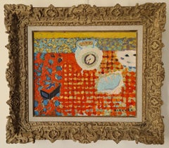 Vintage Reveil Matin (Alarm Clock) by Kimura Chuta, Impressionism, New School of Paris