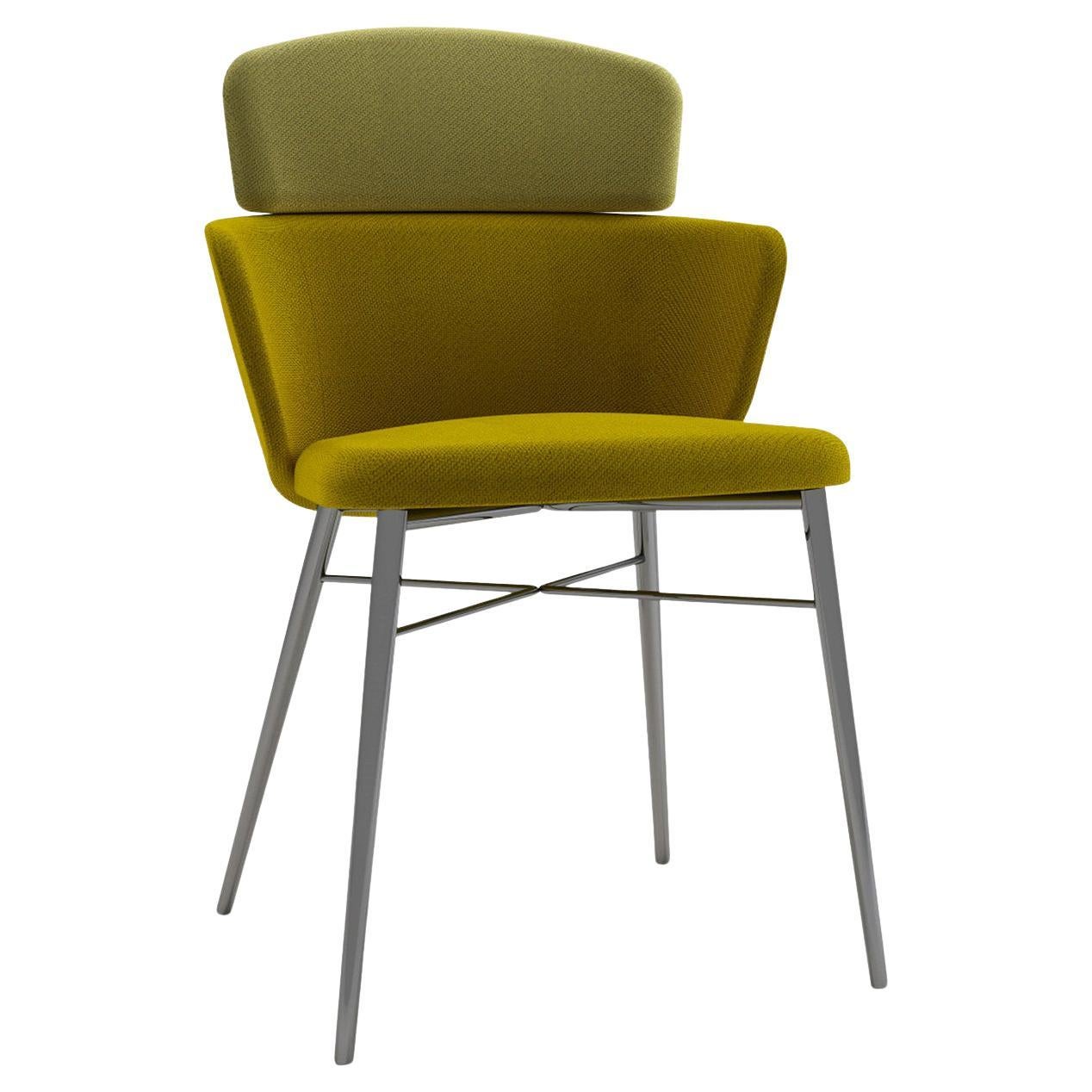 Kin Green Chair with Amrests by Radice Orlandini For Sale