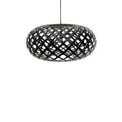 Kina 100 Pendant Lamp in 2 Sides Painted Bamboo Plywood by David Trubridge