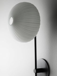 KINA 2 Wall Sconce or Flushmount in Blown Glass and Bronze, Blueprint Lighting