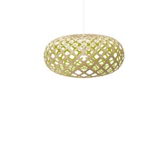 Lampada a sospensione Kina 80 in compensato di bambù di David Trubridge