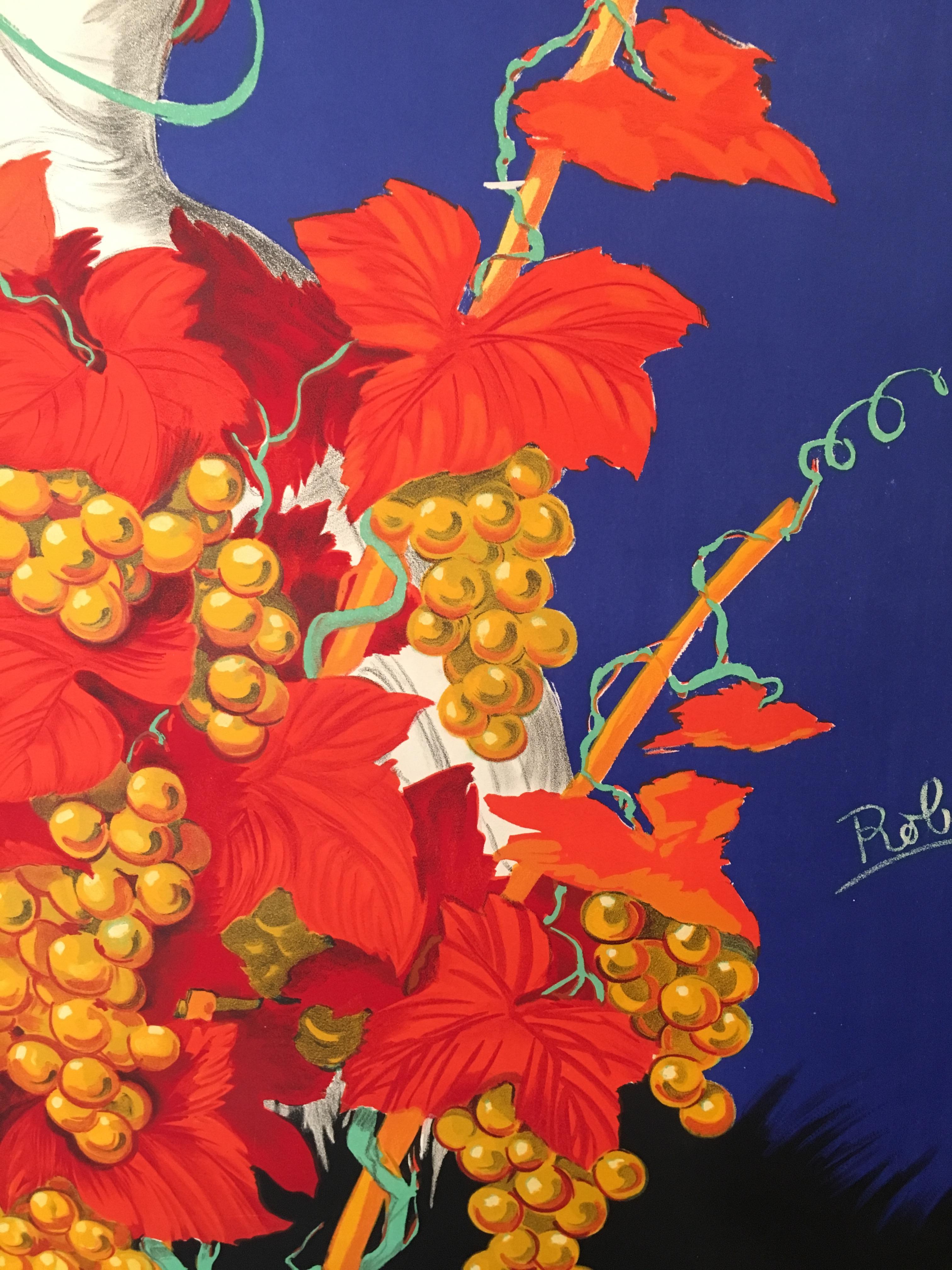 'Kina Lillet' Original Vintage Art Deco Wine Poster, 1937 In Good Condition In Melbourne, Victoria