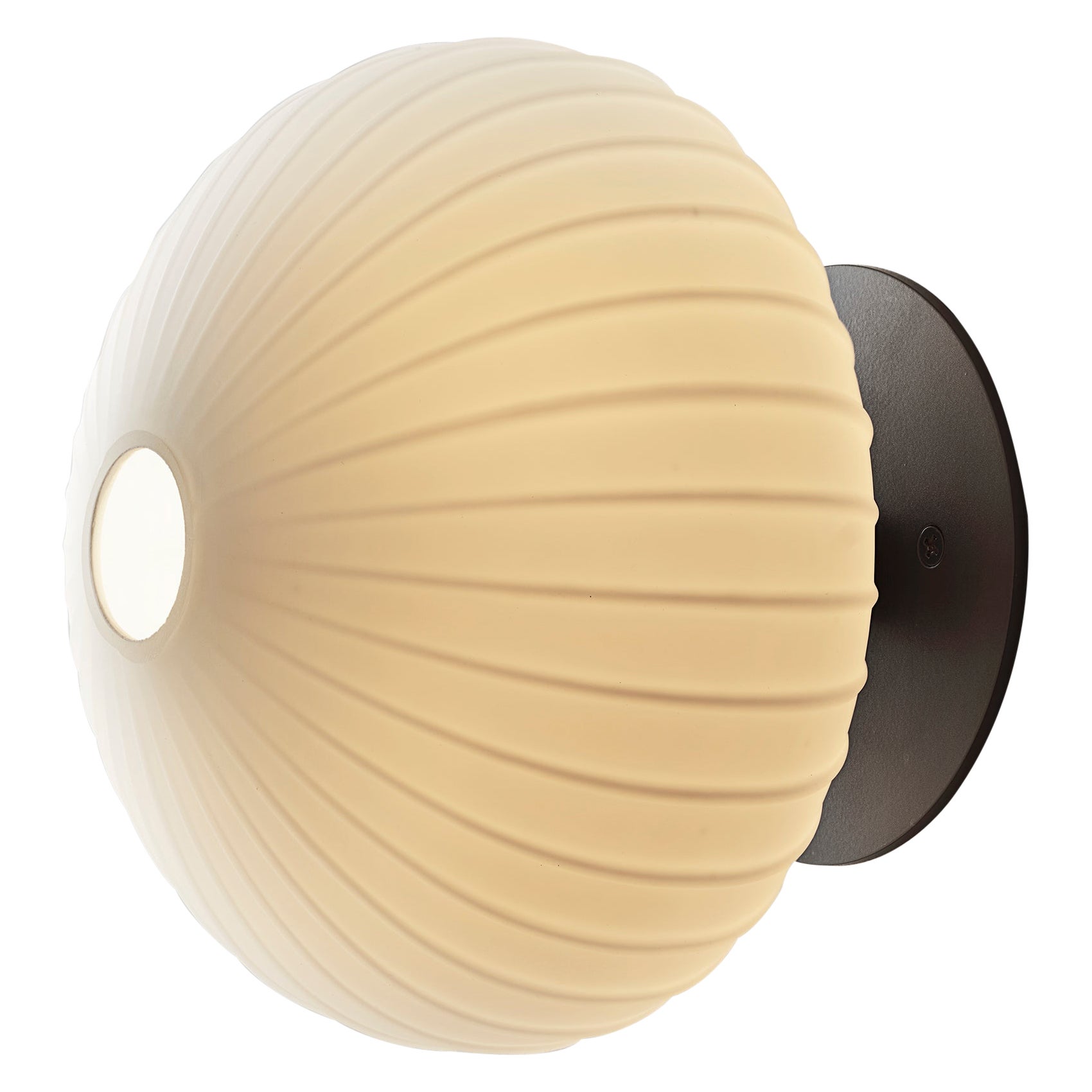 Aplique de pared o empotrable KINA de cristal soplado y bronce by Blueprint Lighting
