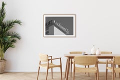 The Marseilles, Miami Art Deco Hotel, Tropical. Architecture, French Typo, B&W