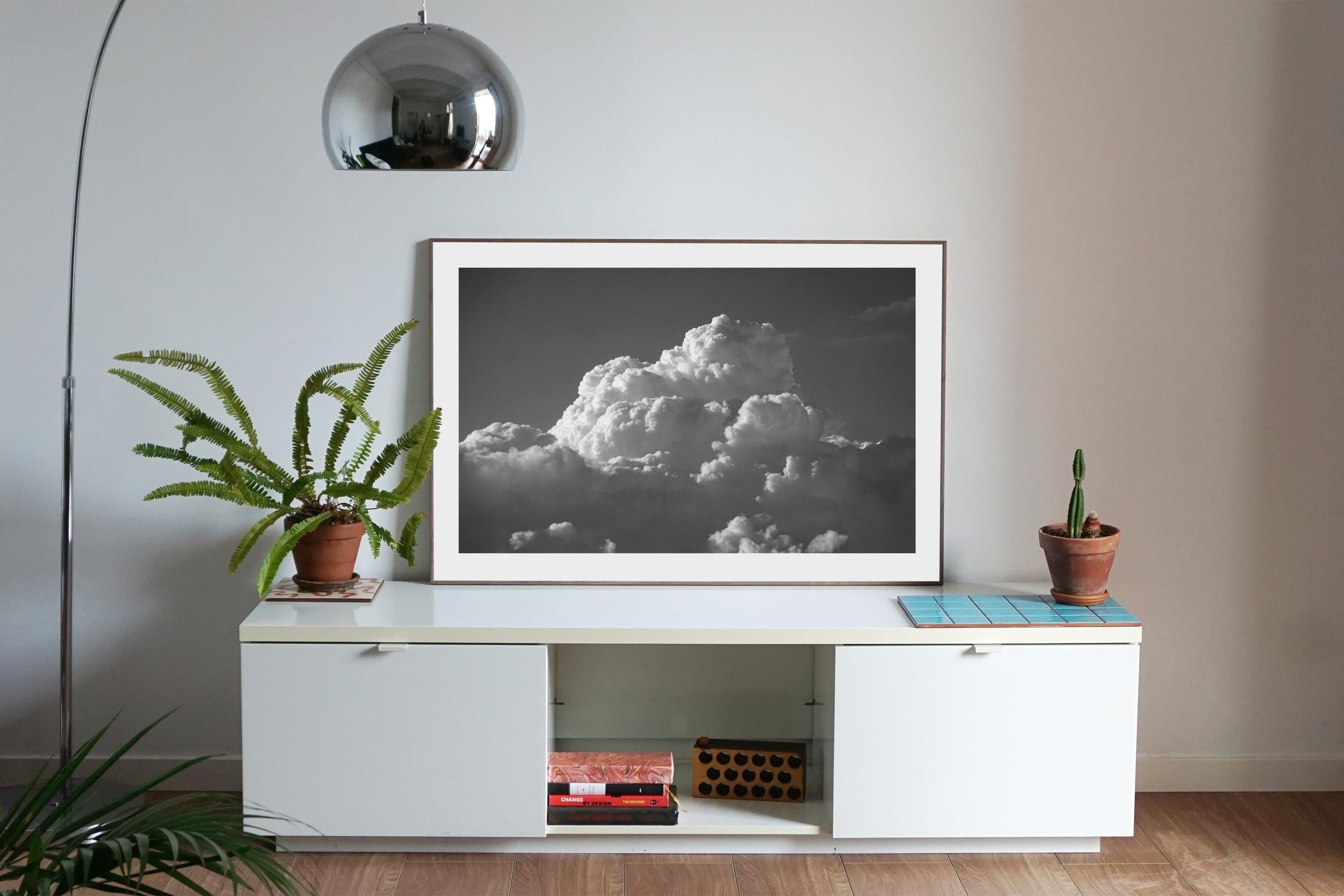 Zen Clouds Landscape in Black and White, Limited Edition Giclée Print, Sky Scape - American Realist Photograph by Kind of Cyan