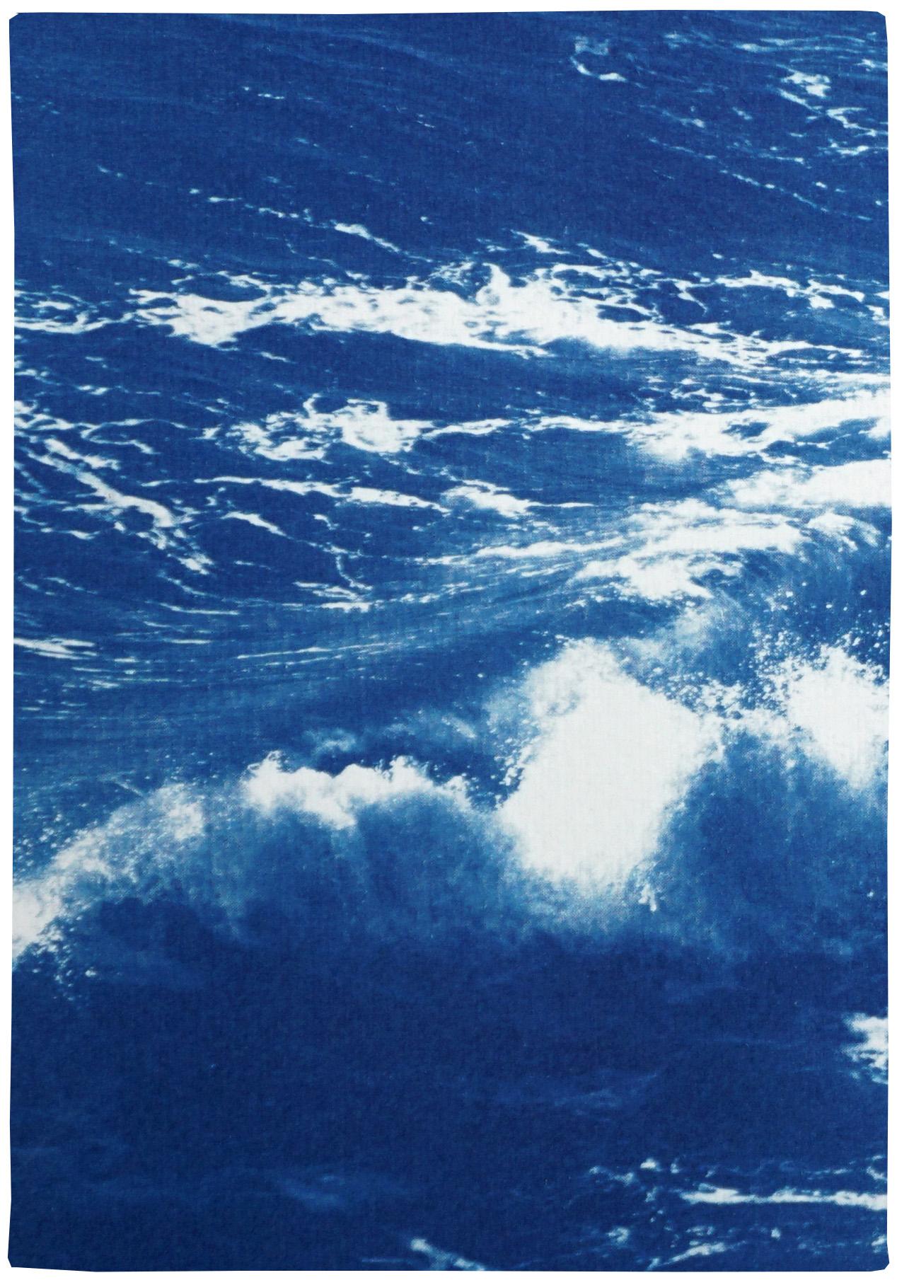 This is an exclusive handprinted limited edition cyanotype.

This blue and white triptych shows vigorous waves in Bells Beach, one of the most iconic shores in Australia. 

Details:
+ Title: Australian Rolling Waves
+ Year: 2020
+ Edition Size: