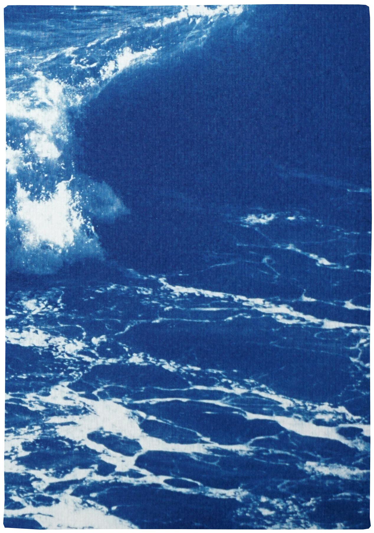 This is an exclusive handprinted limited edition cyanotype.

This blue and white triptych shows vigorous waves in Bells Beach, one of the most iconic shores in Australia. 

Details:
+ Title: Australian Rolling Waves
+ Year: 2020
+ Edition Size: