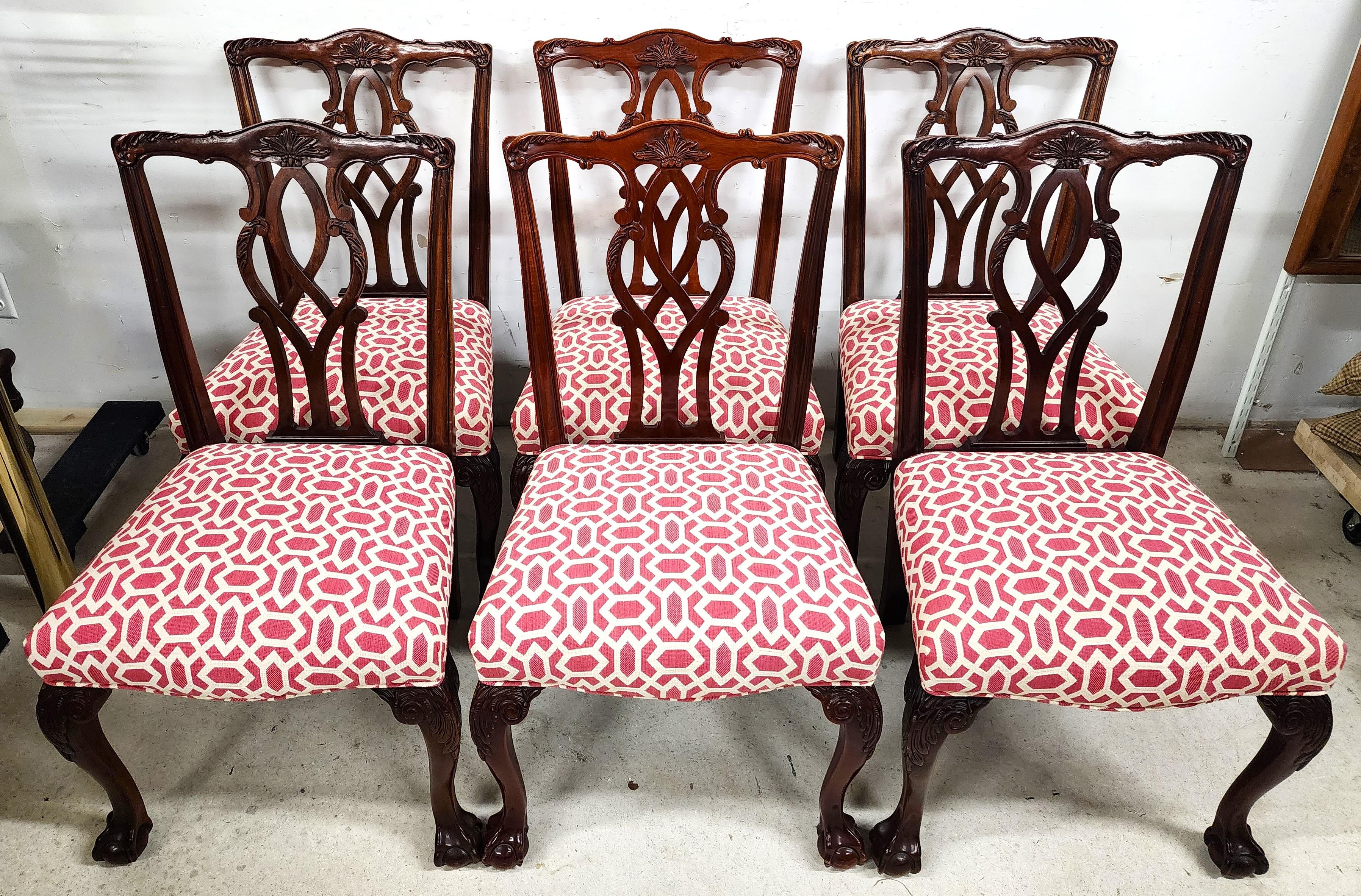 Kindel Chippendale Dining Chairs  For Sale 10