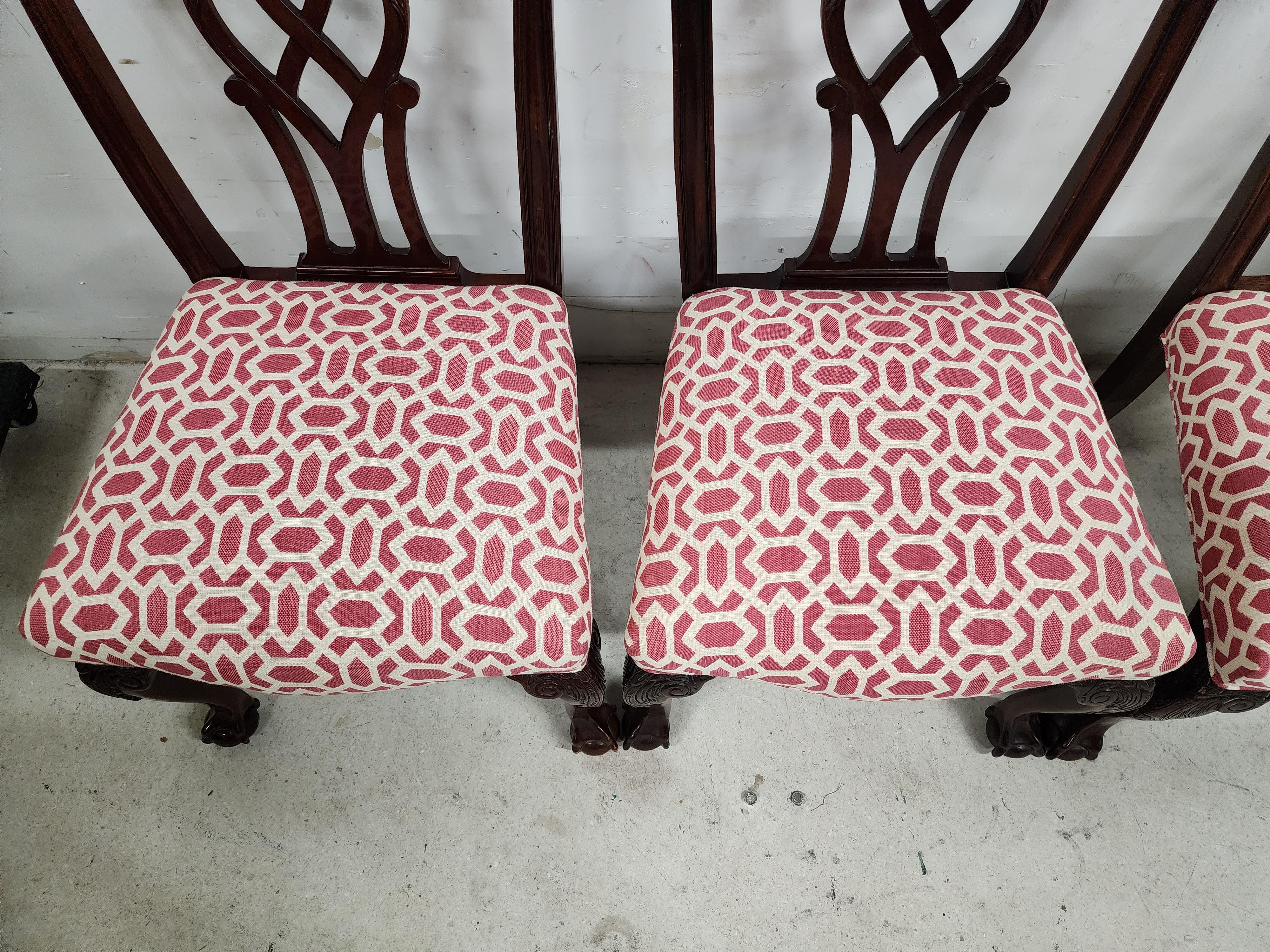 Kindel Chippendale Dining Chairs  For Sale 2